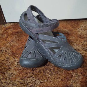 Jambu JSport Grey Poppy Sandal Size 7.5 NWT